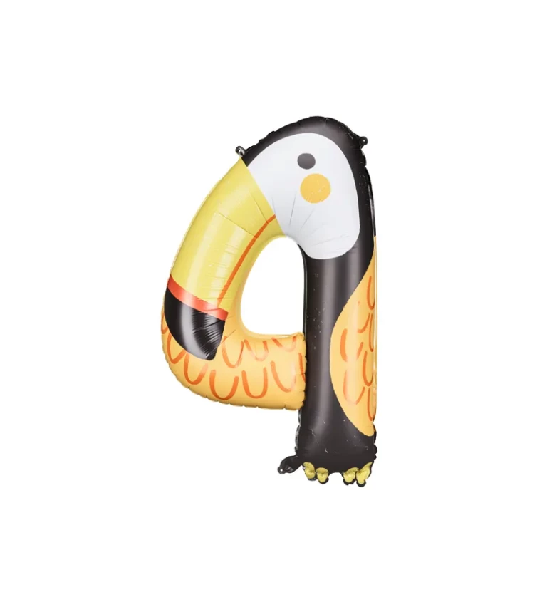 Foliový balónek tukan - číslo 4