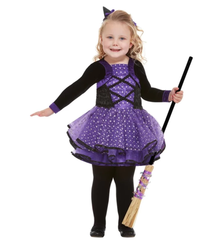 Dětský dívčí kostým - čarodejnice
