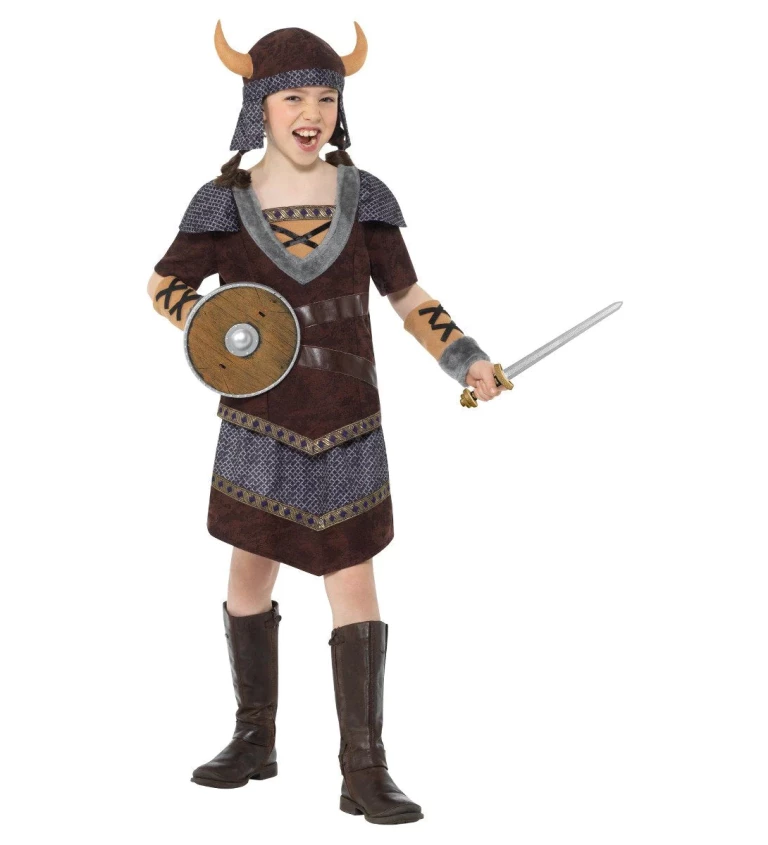 Dětský kostým Vikingské dívky