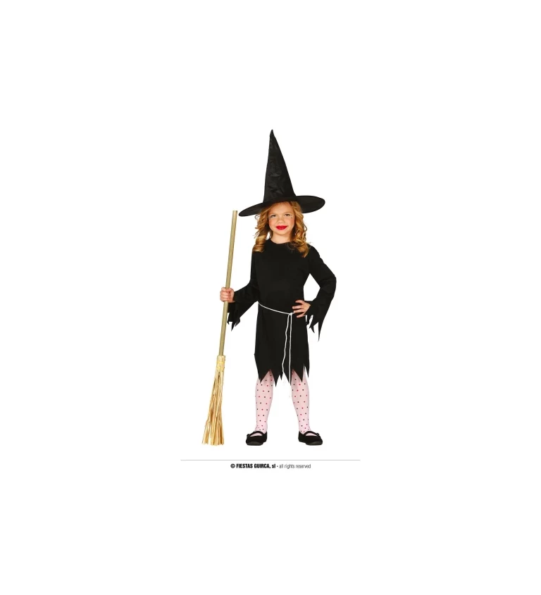 Dětský kostým - čarodějka