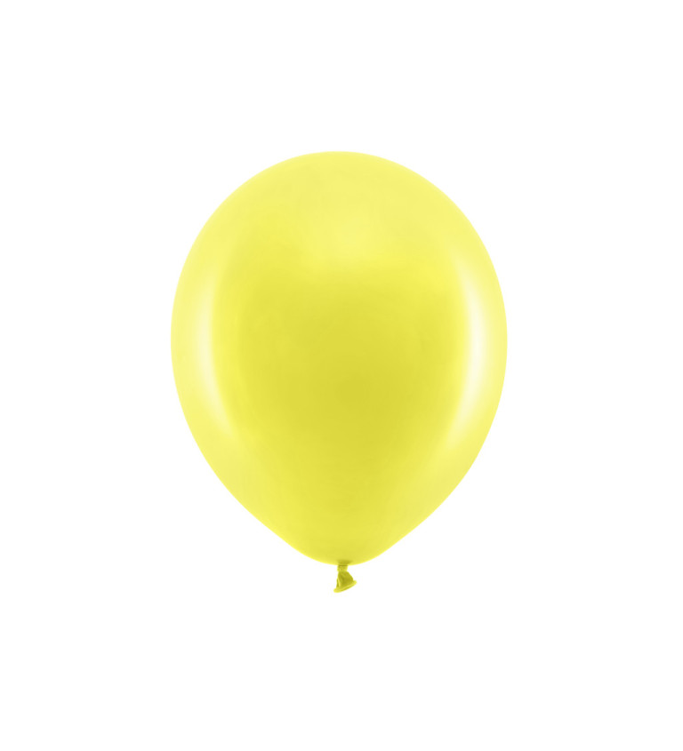 Balónky pastelově žluté