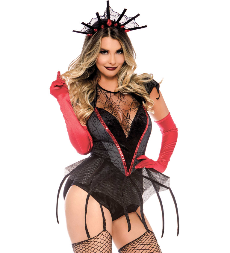 Dámský kostým - sexy pavoučí královna