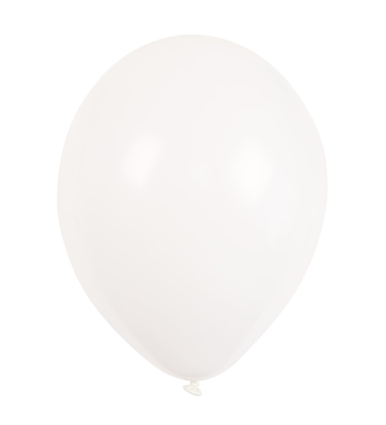 Balónek krystalově bílý