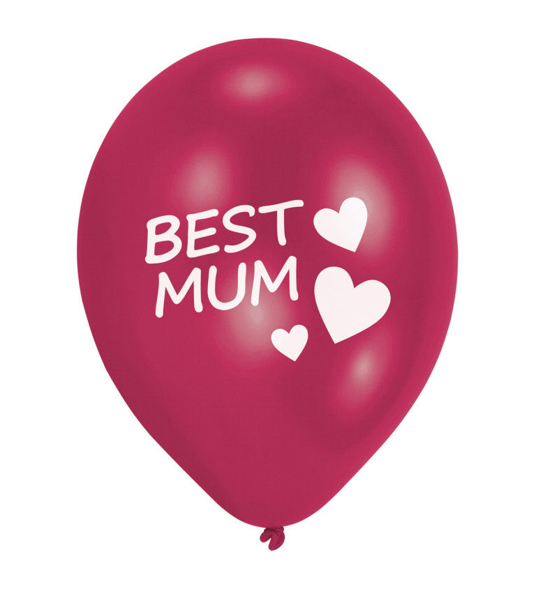 Best mum latexový balónek