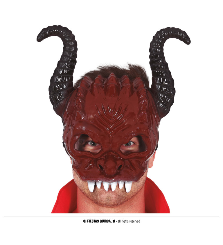 Maska poloviční ďábel