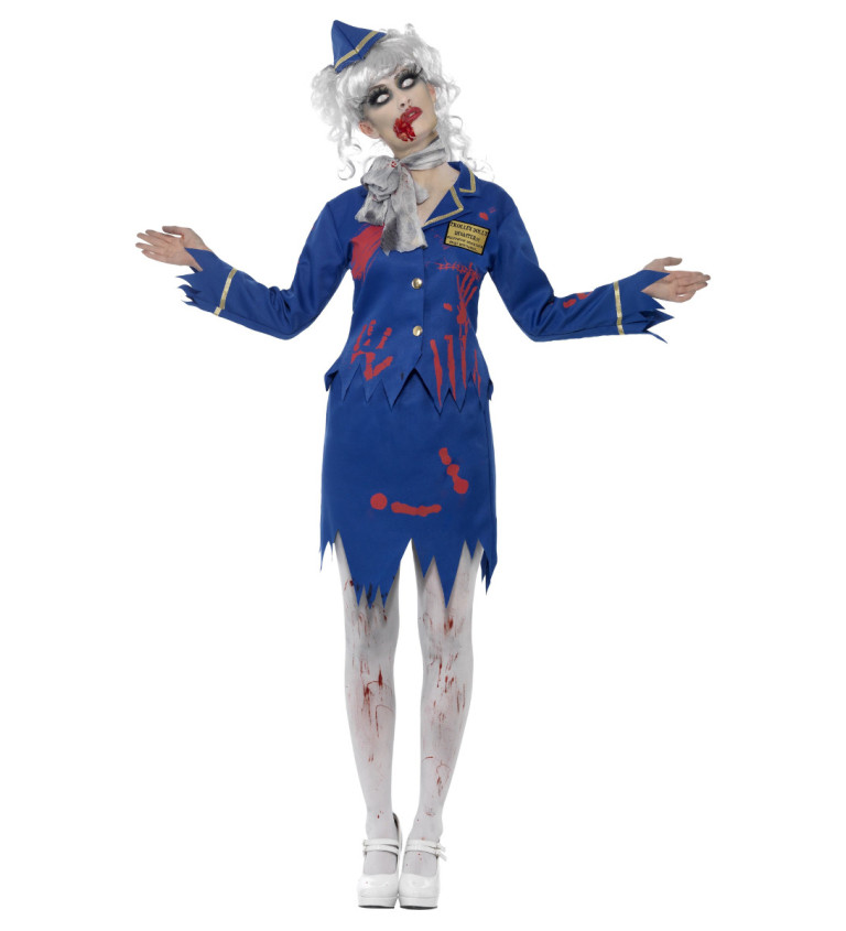 Dámský kostým - zombie letuška