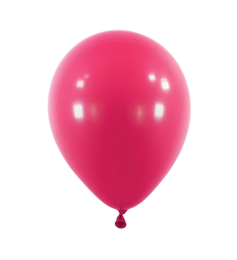 Balónky dekorační - tmavě růžové