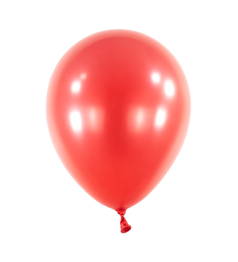 Balónky dekorační světle červené