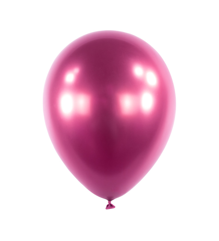 Balónky chromově růžové
