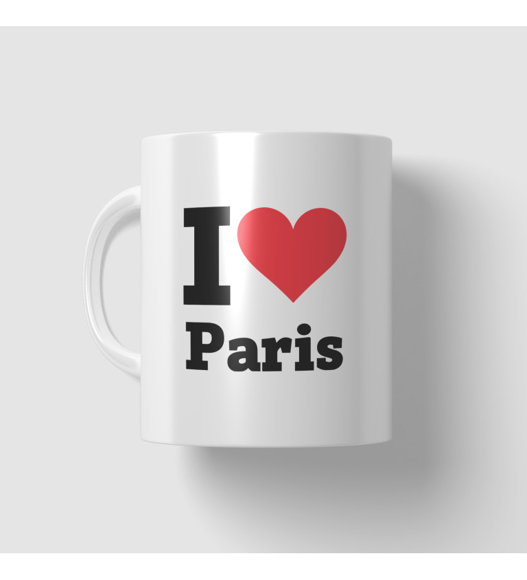 Hrnek- I love Paris