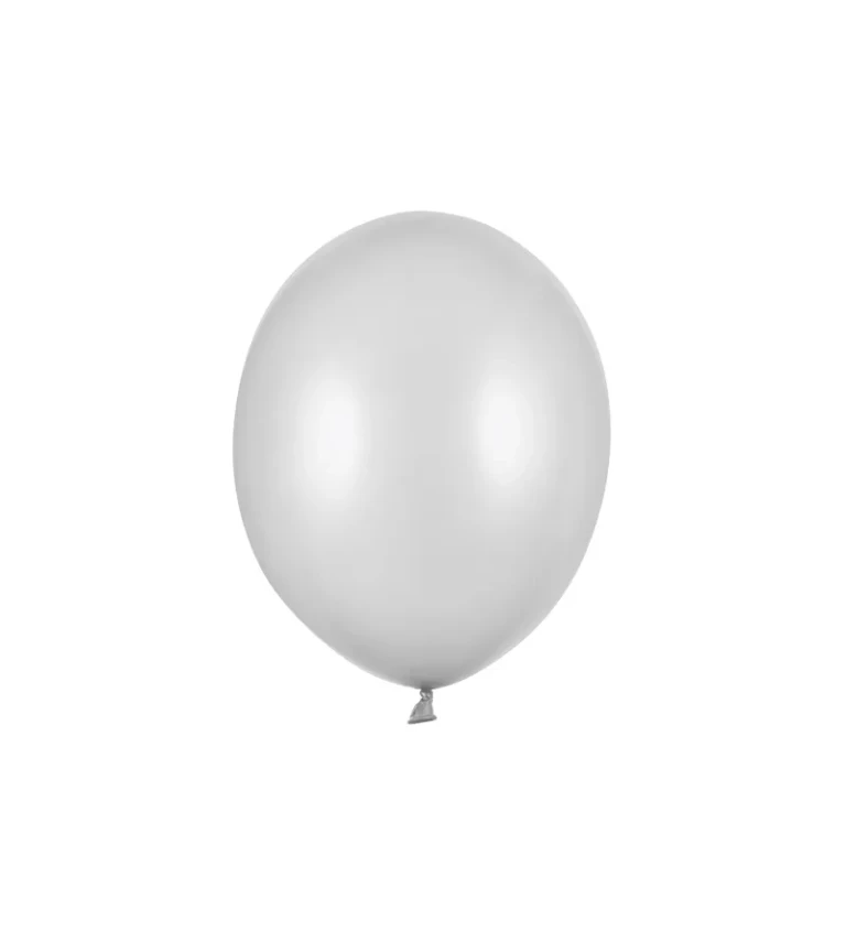 Balónky stříbrné latexové