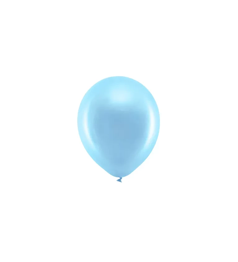 Balónky lesklé modré