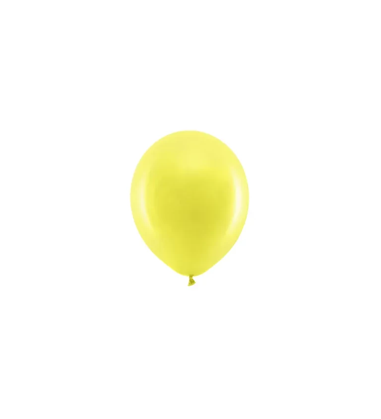 Latexové žluté balónky