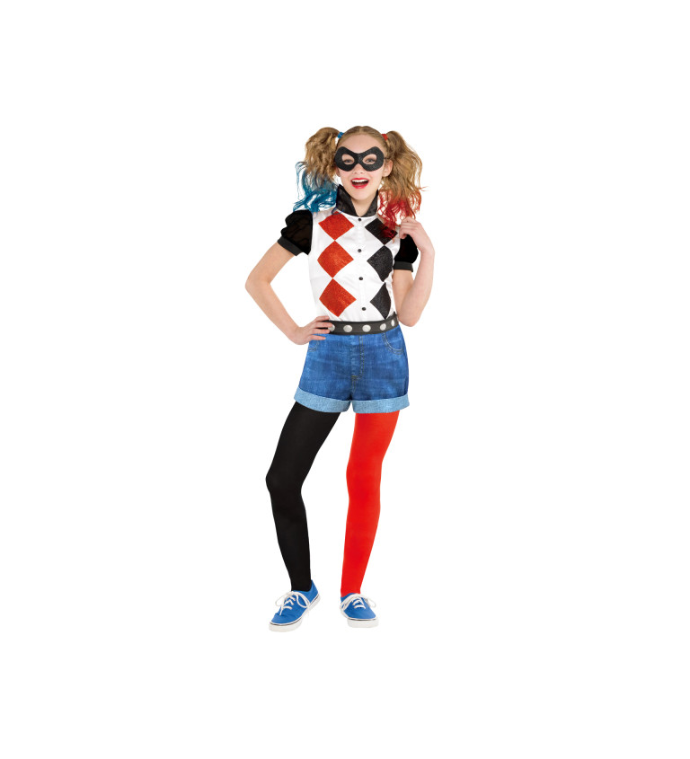 Harley Quinn dívčí kostým