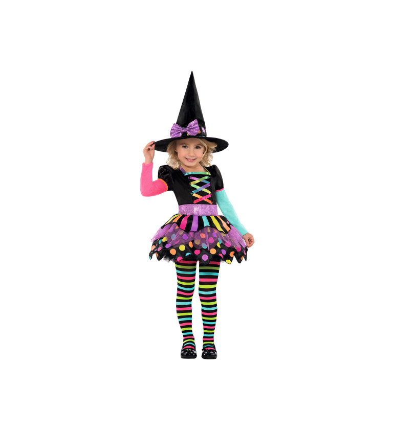 Dívčí kostým Miss witch