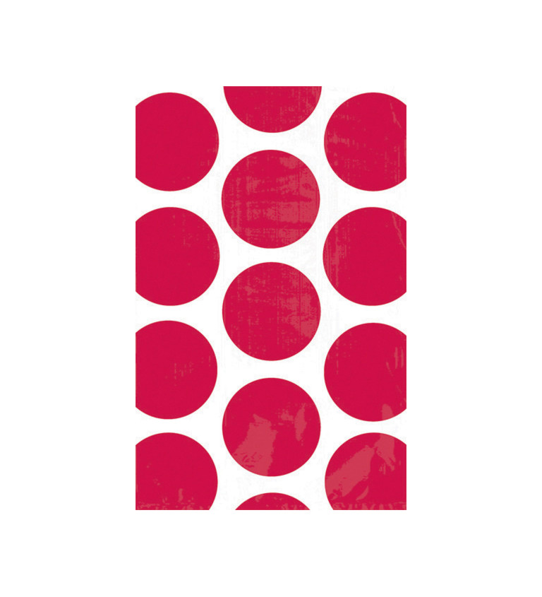 Dárkové sáčky- červené puntíky