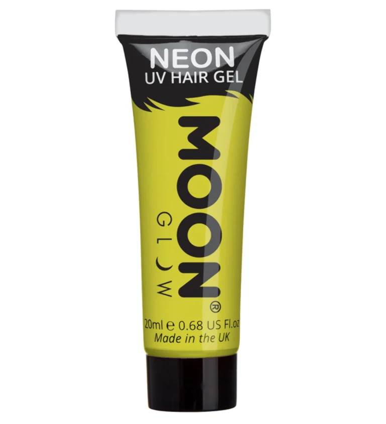 UV Moon gel na vlasy - žlutý