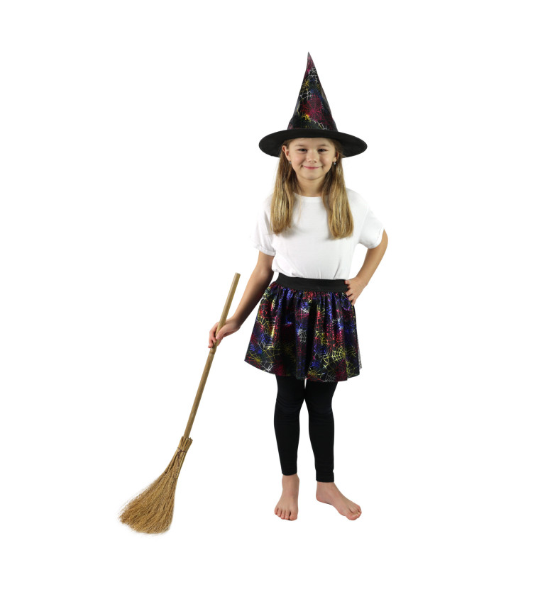 Čarodějnická dětská tutu sukně a klobouk